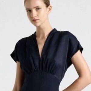 Jacob Navy Women's V-Neck Tank Top